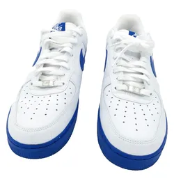 Nike Air Force 1 07 Low White Game Royal Blue Mens Size 10.5 FJ4146-126