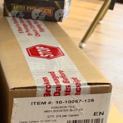 Mega Evolution Booster Box Case (6) - New/Sealed Pokemon Cards