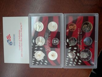 2005 silver proof  set