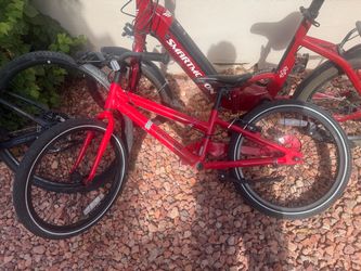 3 Bikes: 1 small city fldable e-bike 1 small pedal bike 1 big city pedal bike