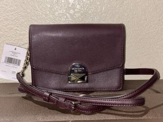 New Kate Spade Neve Leather Crossbody Bag..-Mulberry Plum