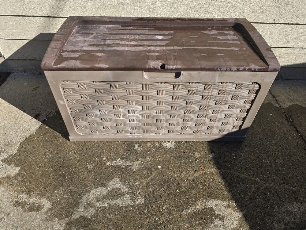 Outdoor Storage Box With Wheels