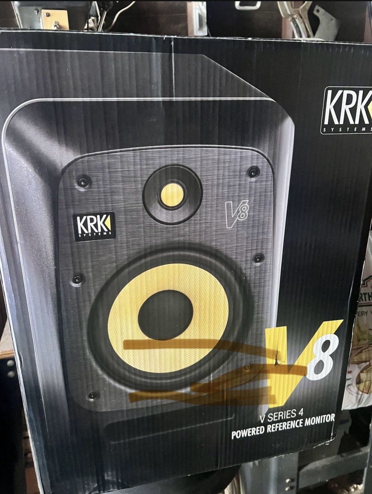 KRK V8 Set Of 2 Powered Reference Monitors