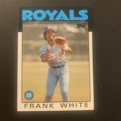 Raw Frank White Topps Baseball Card