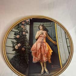 Norman Rockwell Plate – First Date / Plato decorativo Rockwell – Primera cita 