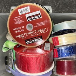 Gift Wrapping Paper And Ribbons