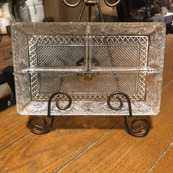 Vintage sectional radish dish