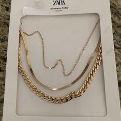 ZARA Monday – Friday Collection 3 Brand New Chokers