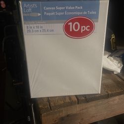 10 Pack 8inx10in Canvas