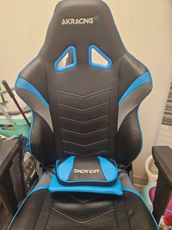 AKRacing Masters Series Max XXL Gaming Chair - Blue/Black (400 lbs Capacity)