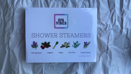 $5 Spa Vibes Shower Steamers shower Bombs, Pack of 6