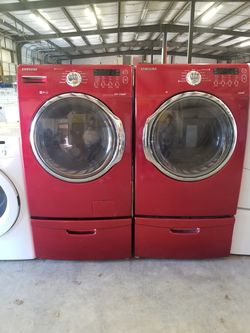 red samsung washer for sale