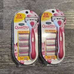 Schick Quattro Razor Value Pack $7 Each