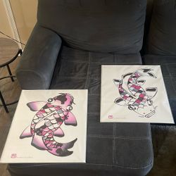 Japanese Koi Fish Wall Prints