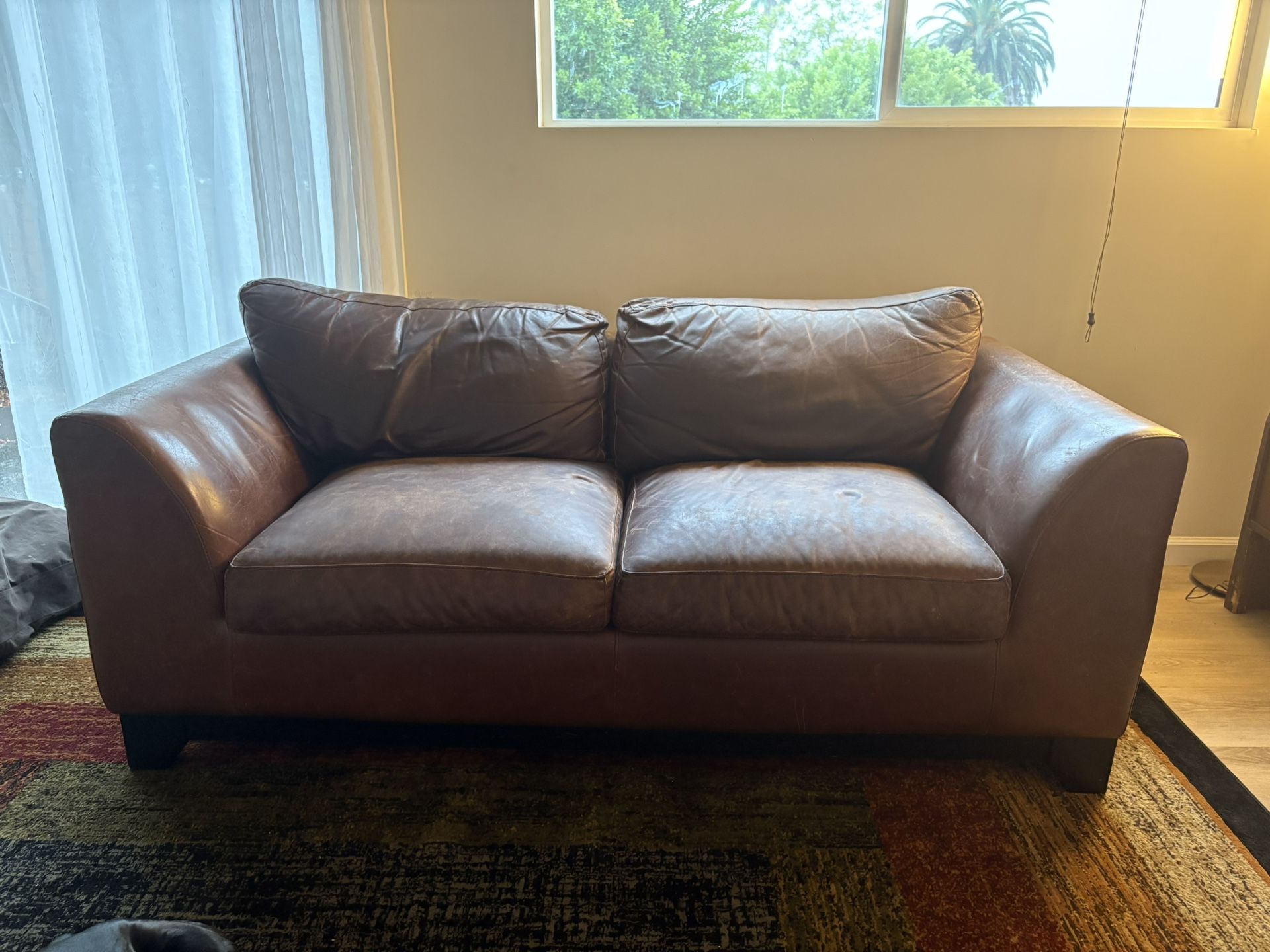 Leather Sofa 