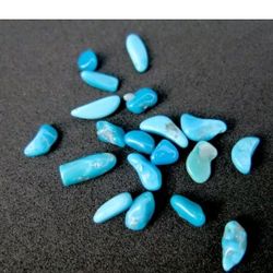 20pcs. Natural Sleeping Beauty Turquoise Nuggets 5-10mm Offers Welcome [Arizona] 