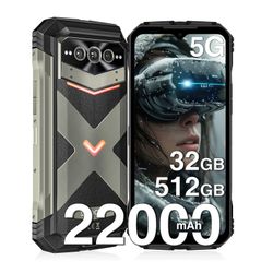 2025 DOOGEE VMAX Pro Dual 5G Rugged Phone 32GB+512GB 22000mAh Phone Android 14