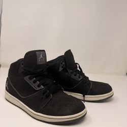 Men’s Size 9.5 - Nike Air Jordan 1 Flight 2 Black 555798-003 