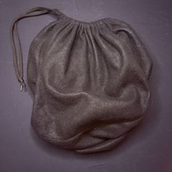 Soft Cloth Bag w/ Drawstring Black