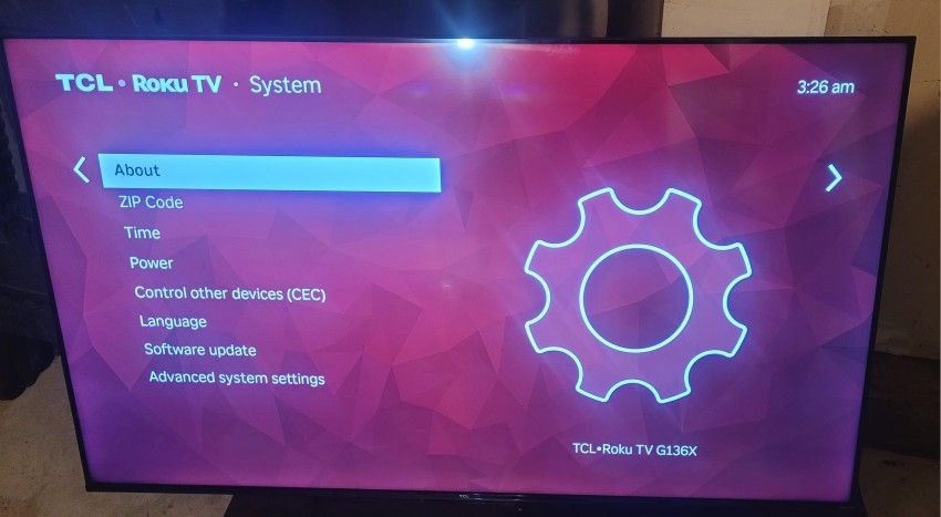 TCL ROKU TV G136X 55IN