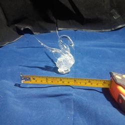 Crystal Glass Swan 