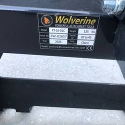 🚜 2025 Wolverine PT-16-01C Skid Steer Attachment – Universal Fit, 45”, Brand New - Never Used 💥