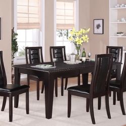 Wood 6 Pc Dinning Set