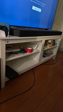 White TV Stand