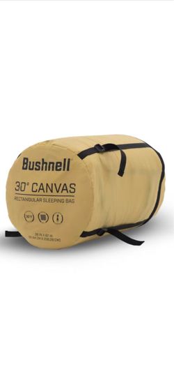 Brand New Bushnell 30°F Canvas Sleeping Bag