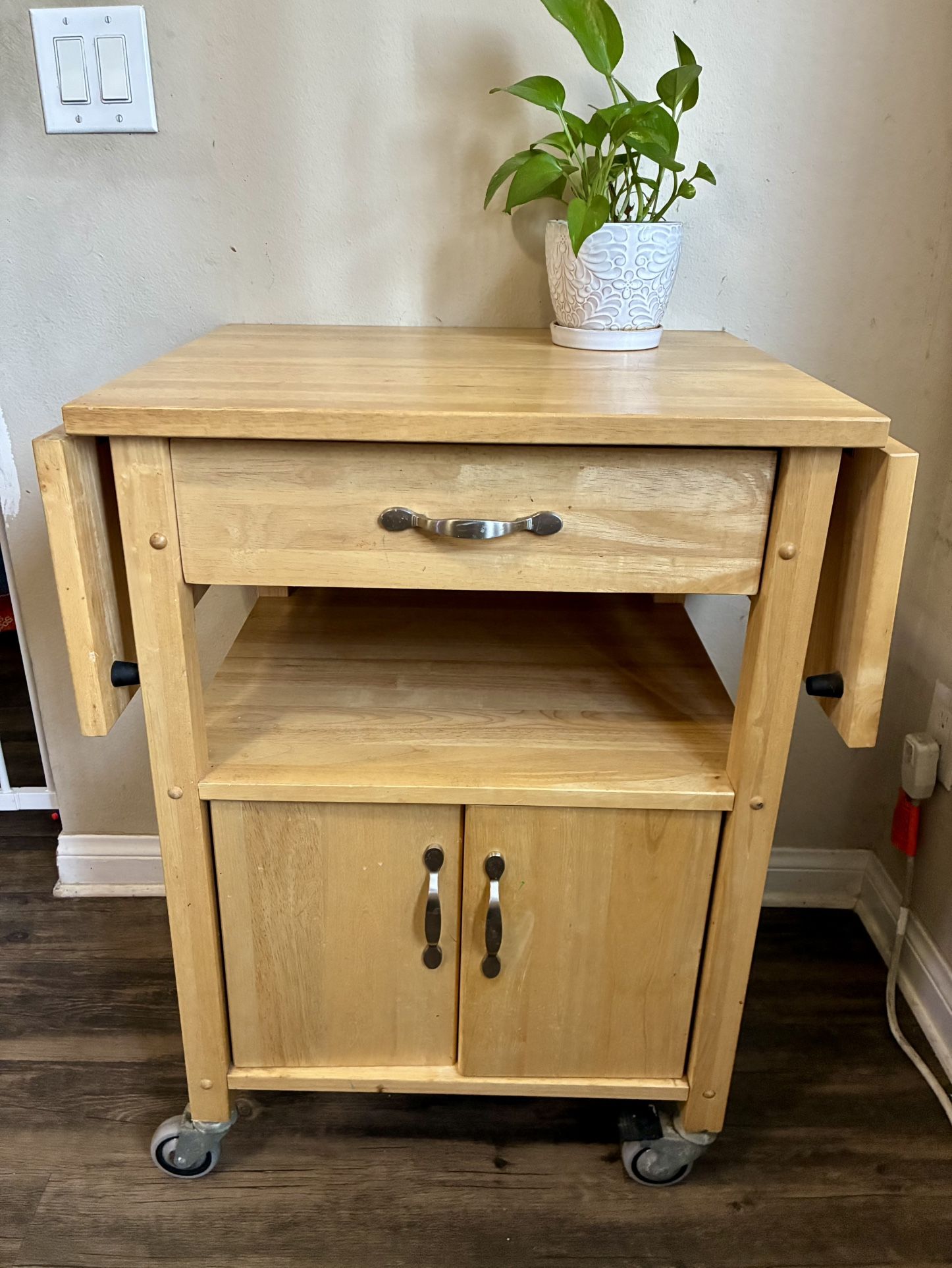 Solid Wood Chop Block Table