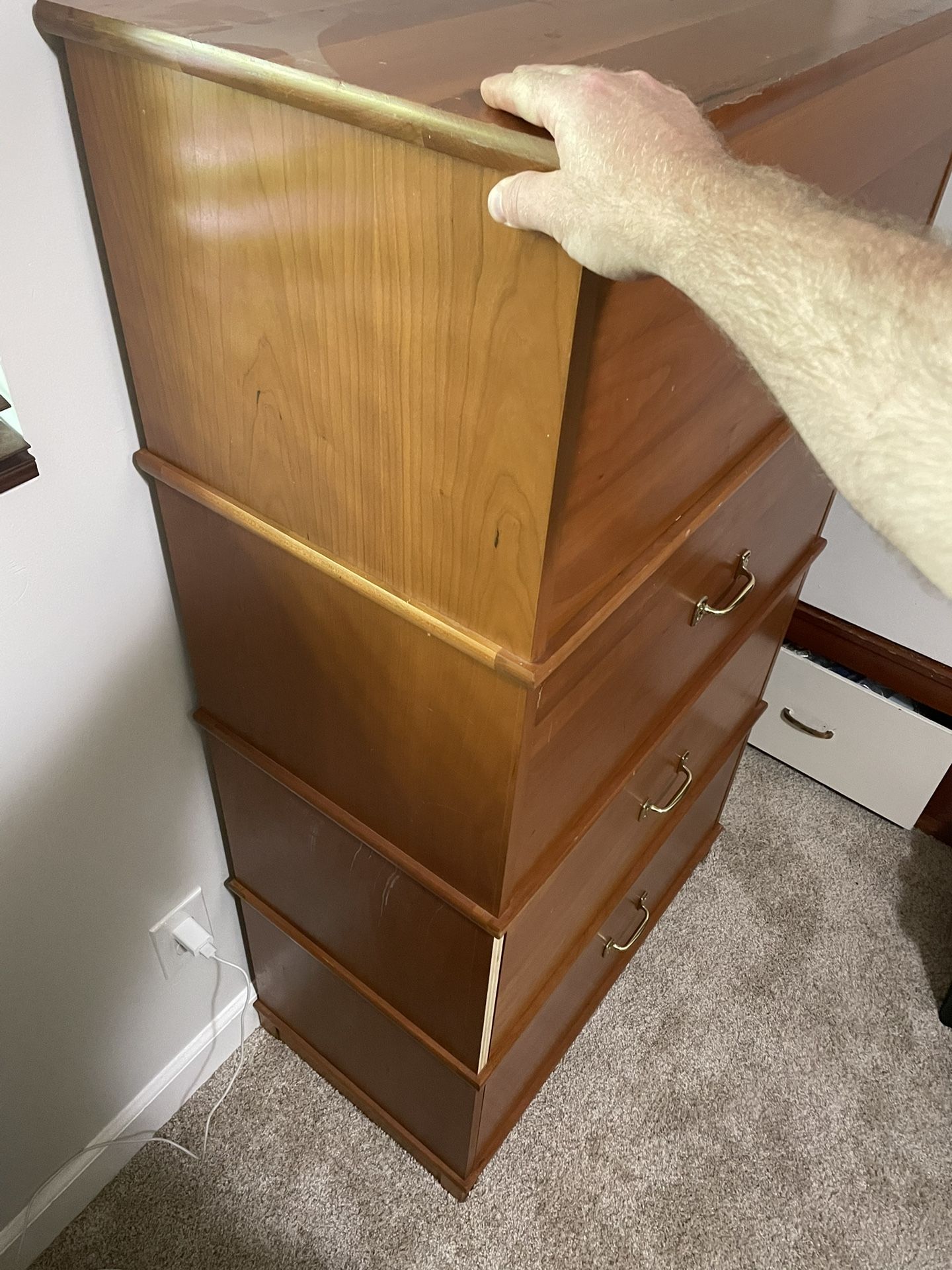 Wood Filing Cabinet