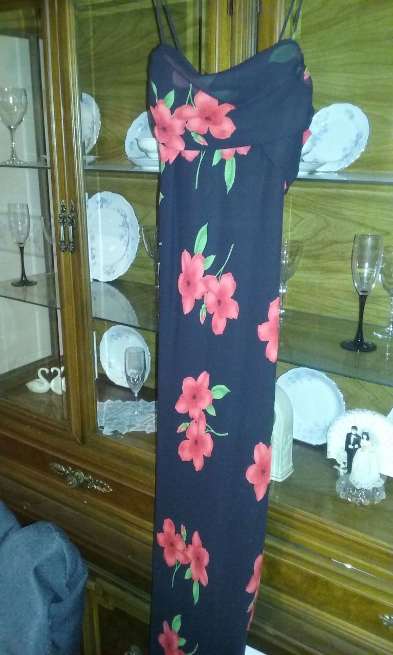 Long cocktail dress