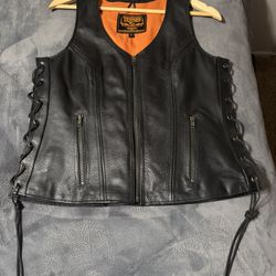 Milwaukee Leather Woman’s V-Neck Motorcycle Rider Vest