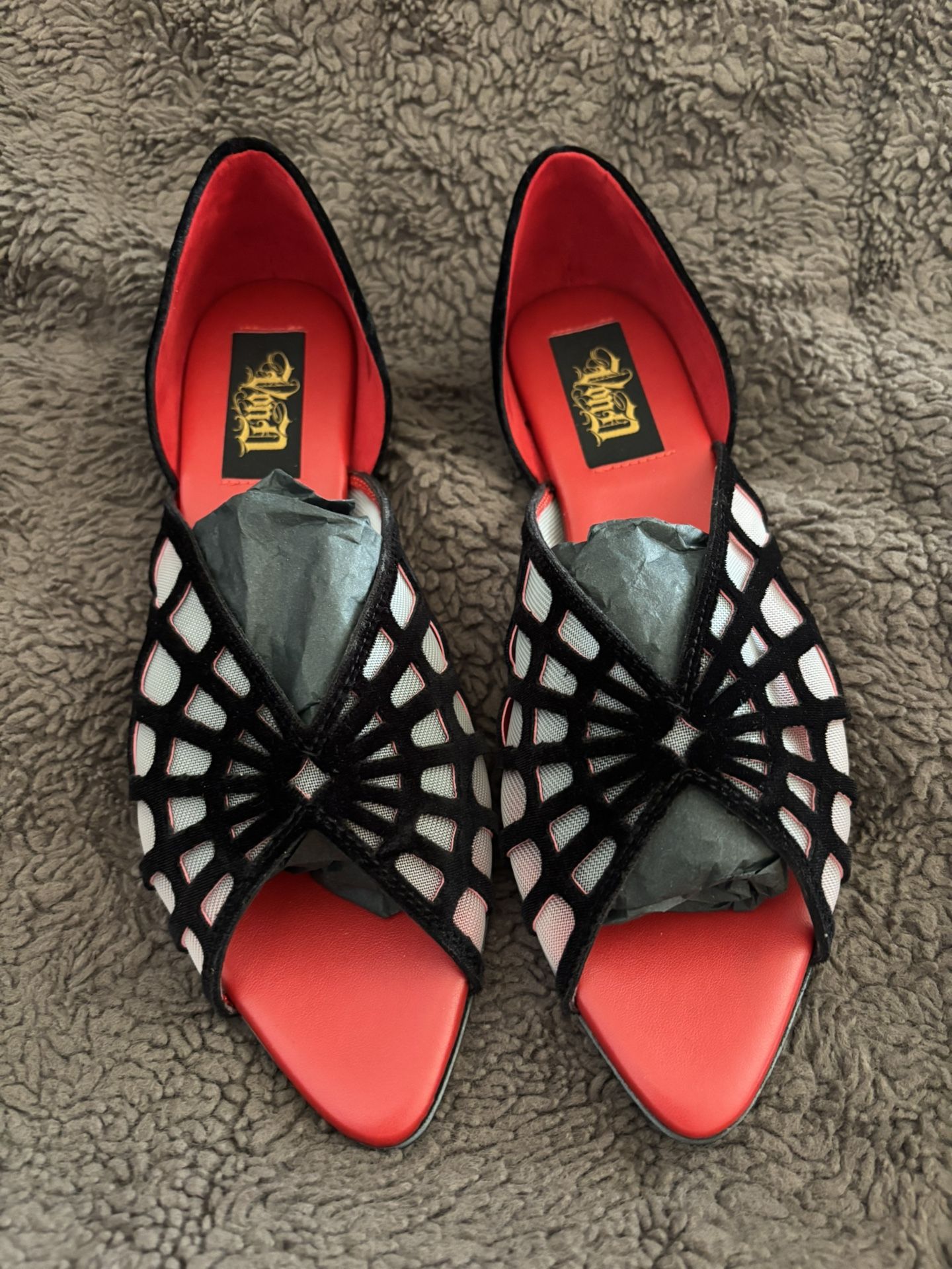 VonD Spider Flats Size 9