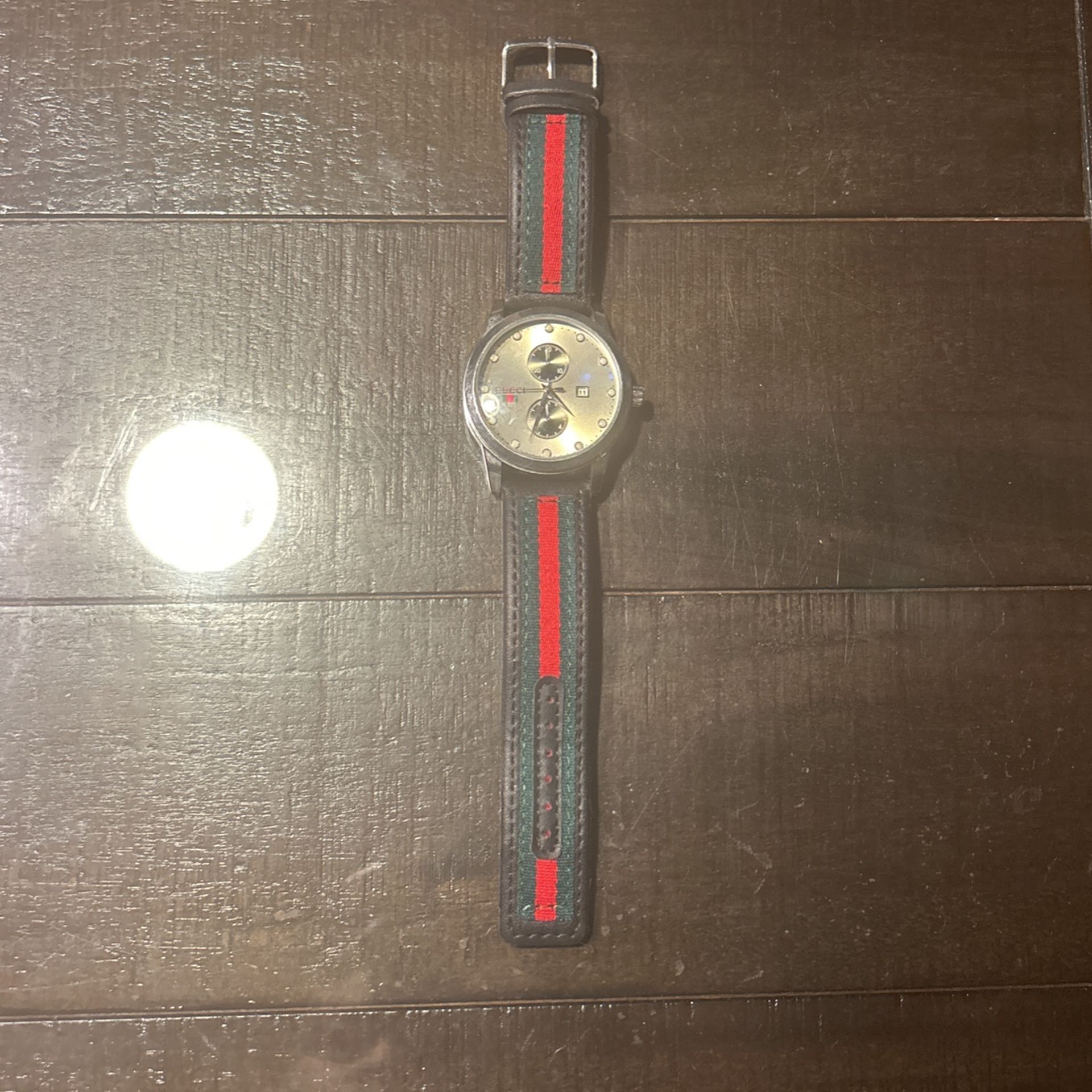 Leather Strap Gucci Watch