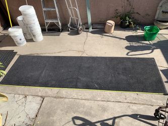 Black Aramark USED Restaurant Mat Runner