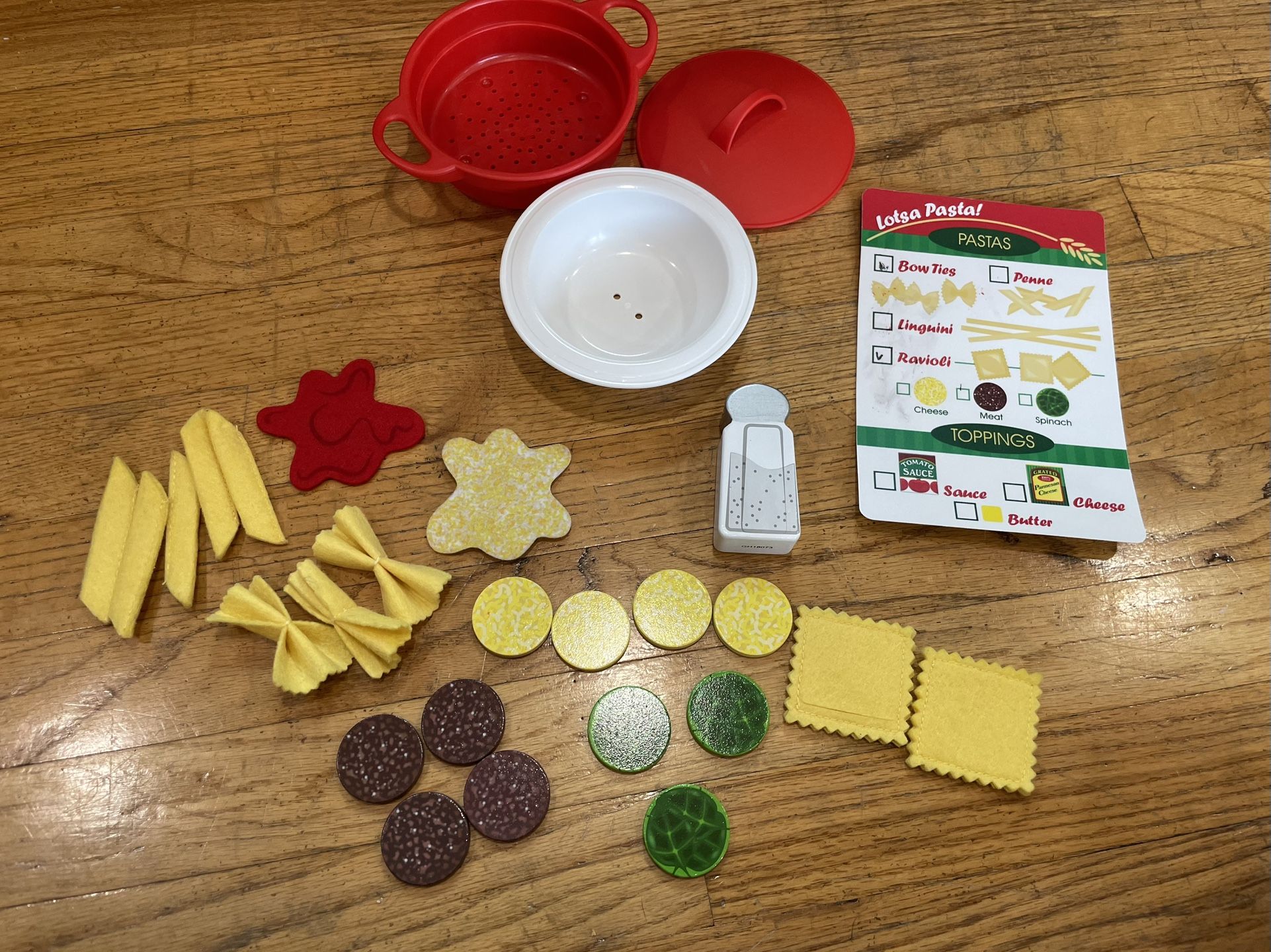 Melissa & Doug Partial Prepare & Serve Pasta Set