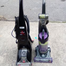 Bissell Carpet Cleaner +Bissell Vacuum 