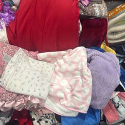 Baby Blankets $1.50 Each Girls