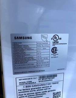 SAMSUNG 36” FRENCH DOOR REFRIGERATOR – OPEN BOX