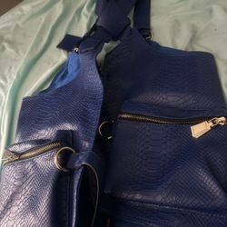 Navy blue “Tote & Carry” Vest 