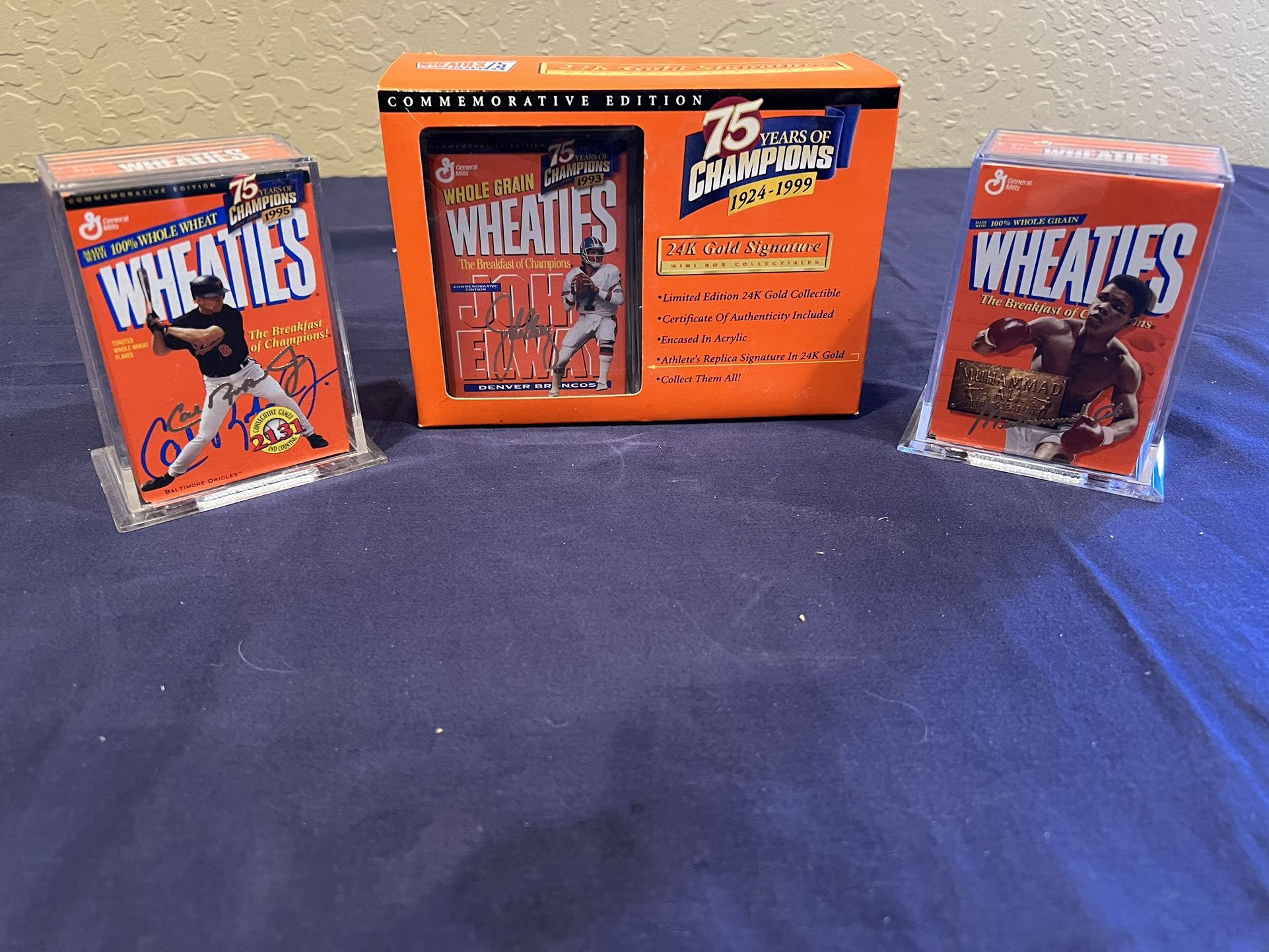 75 Years Of Champions Wheaties Commemorative Boxes