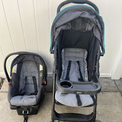 Baby Stroller With Car Seat- GRACO