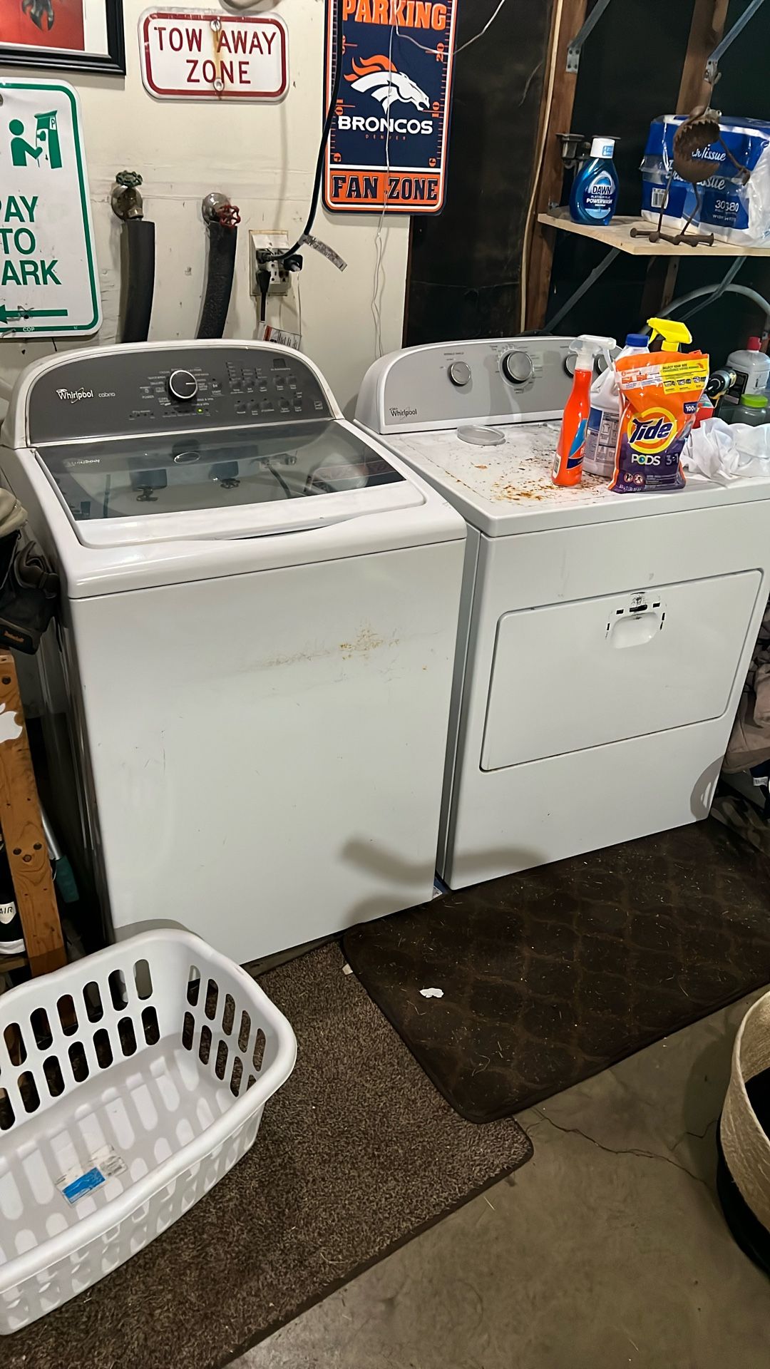 whirl pool washer and dryer