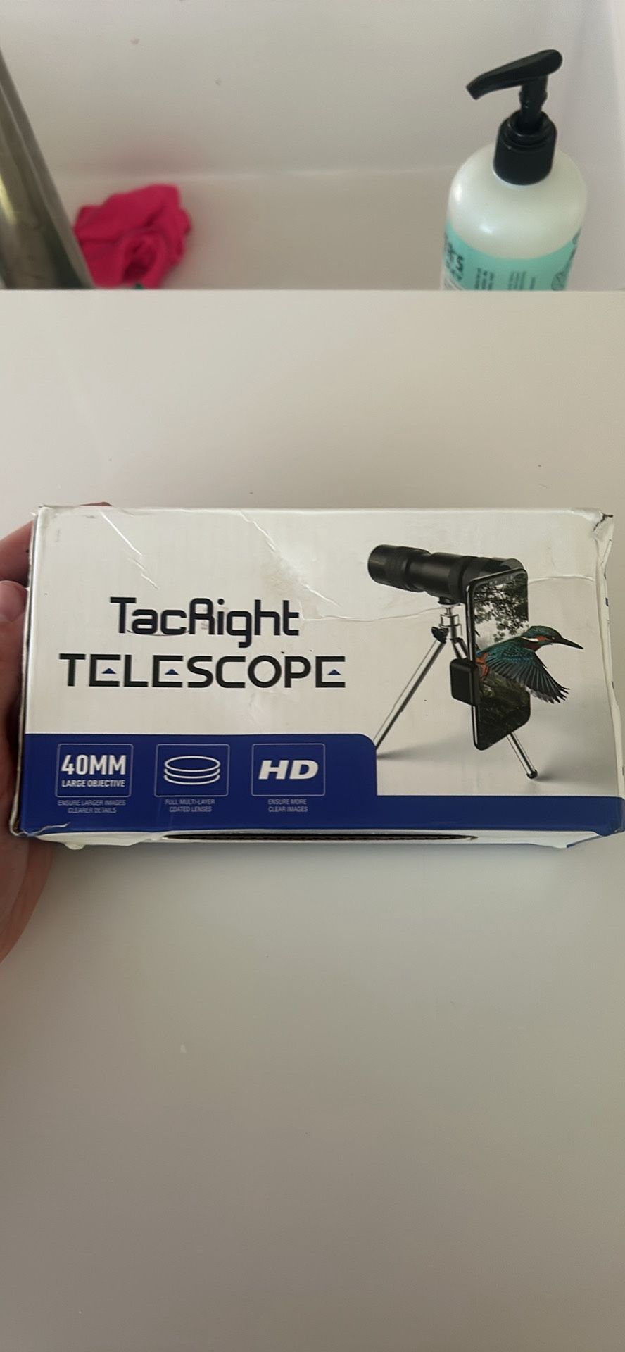 Tacright HD Telescope | Phone Mount | Zoom Scope for Hiking & Birdwatching