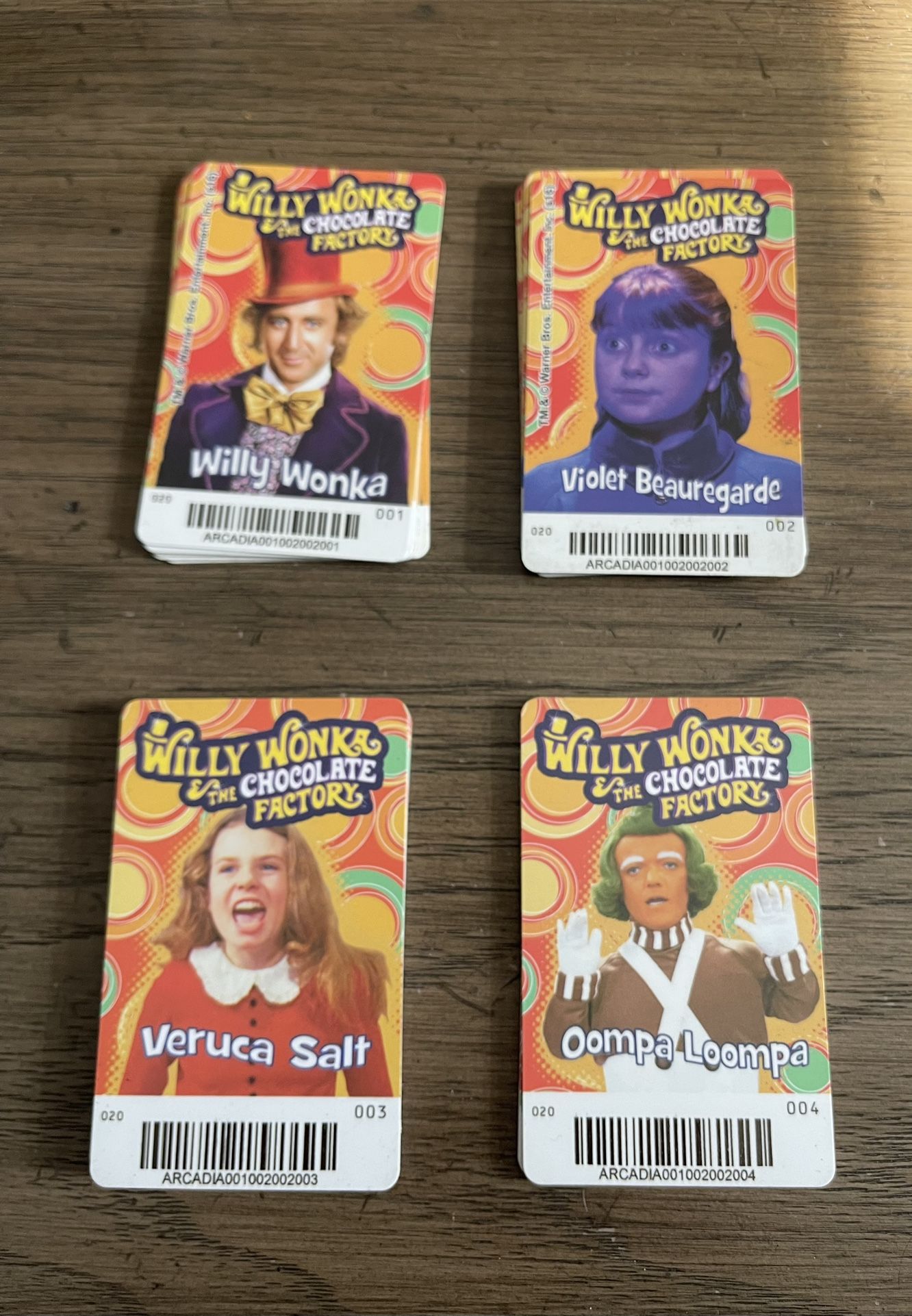 Willy Wonka Card Pusher Game