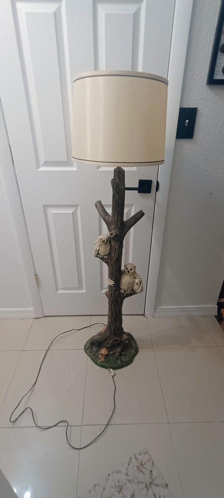 Vintage Owl Lamp