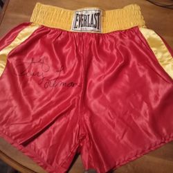 George Foreman Autographed Authenticated Boxing Trunks