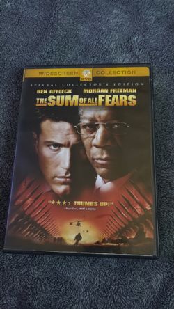 The Sum of all Fears Special Collector's Edition Widescreen Collection DVD