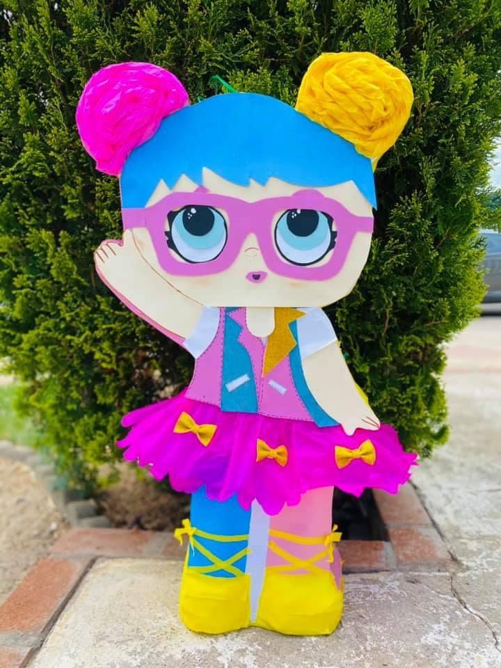 lol Doll Baby Shark Princess Pikachu Moana Mario Bros Piñata Plim Plim Peppa Pig Cocomelon Trolls 